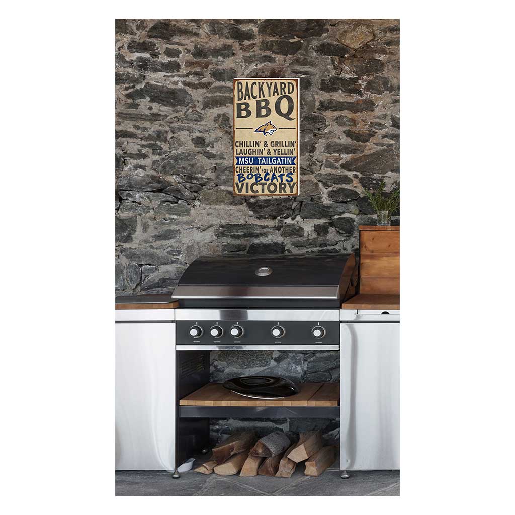 BBQ Montana State Fighting Bobcats Yard Sign